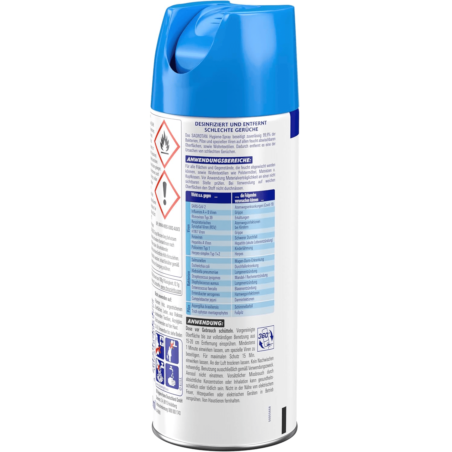 Sagrotan Hygiene-Spray Aerosol 400ml