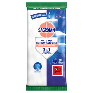 Sagrotan WC-& Bad-Reinigungstücher 60er